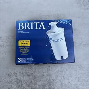 Brita 3 Pack Standard Replacement Water Filters Model OB03 - NEW